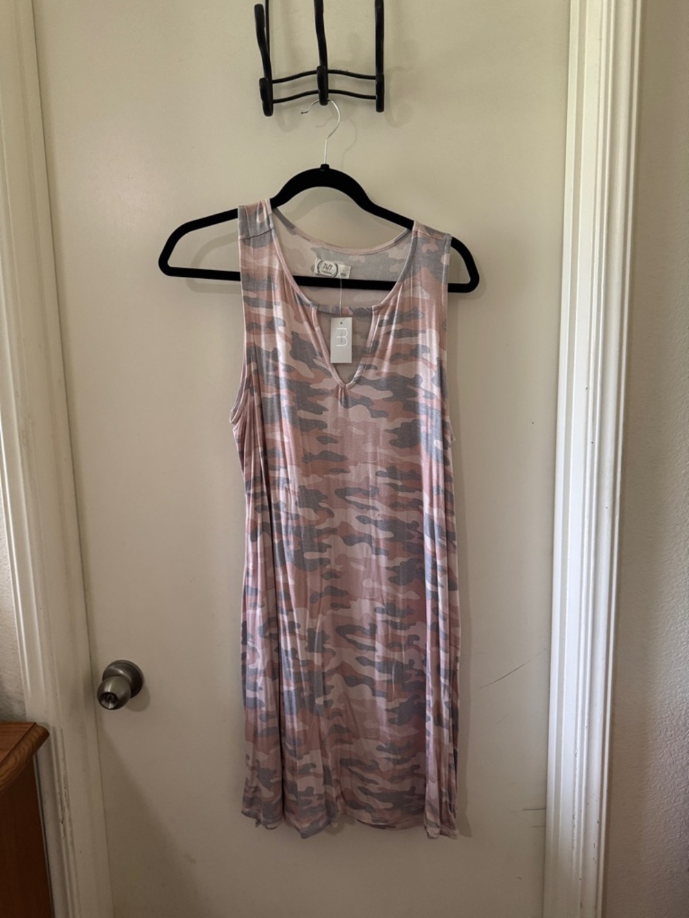 Maurices Pink Camo Sleeveless Mini Dress size L